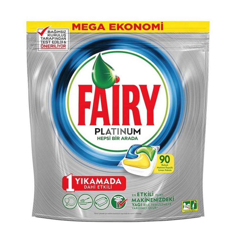 قرص ماشین ظرفشویی فیری پلاتینیوم Fairy Platinum بسته 90 عددی