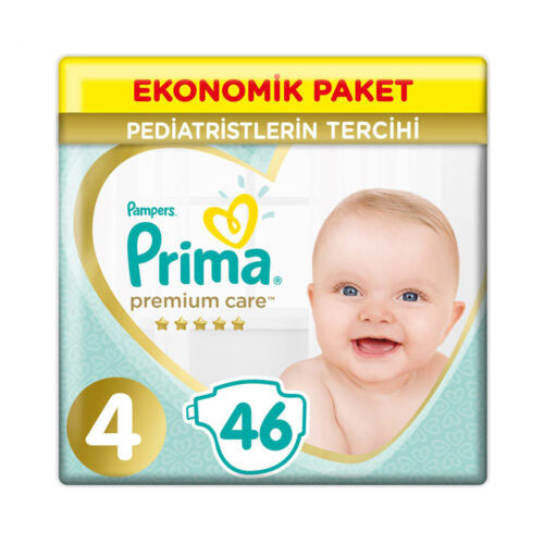 پوشک بچه پریما Prima Premium Care سایز 4 بسته 46 عددی