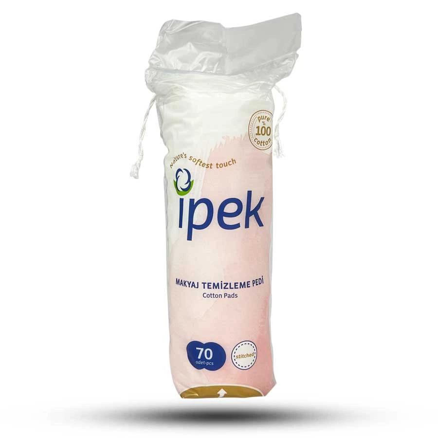 پد آرایش پاک کن ایپک ipek بسته 70 عددی