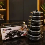 سرویس قابلمه چدن گرانیت 14 پارچه بلینا
